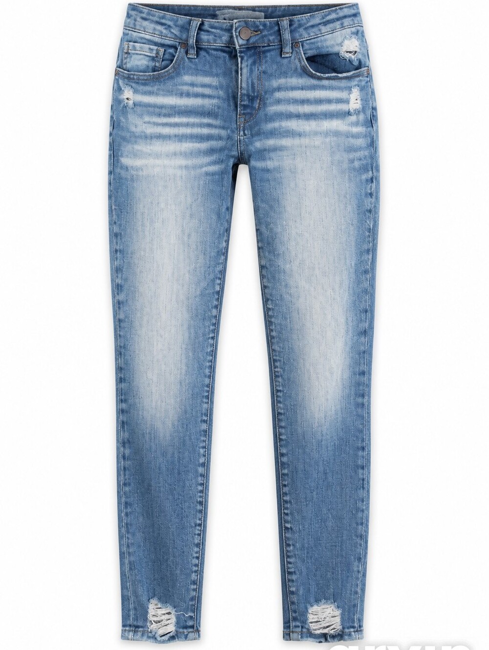 BKE Womens Jeans Stella Slim Fit Low Rise Ankle Skinny Size 30 Indie Grunge
